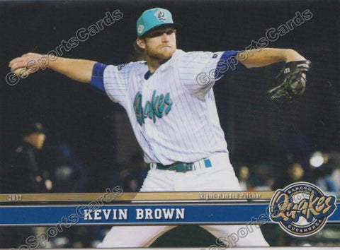 2017 Rancho Cucamonga Quakes Kevin Brown