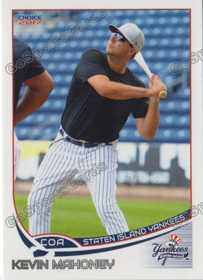 2017 Staten Island Yankees Kevin Mahoney