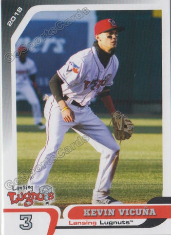 2018 Lansing Lugnuts Kevin Vicuna