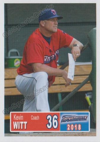 2018 Jacksonville Jumbo Shrimp Kevin Witt