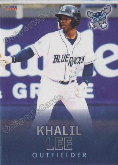 2018 Wilmington Blue Rocks Khalil Lee