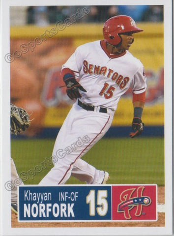 2018 Harrisburg Senators Khayyan Norfork