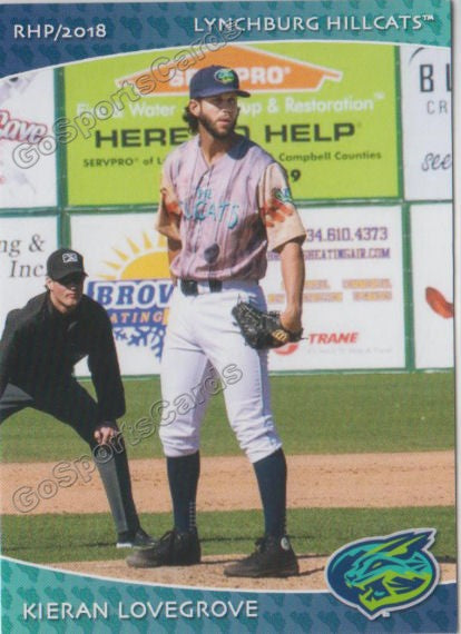 2018 Lynchburg Hillcats Kieran Lovegrove