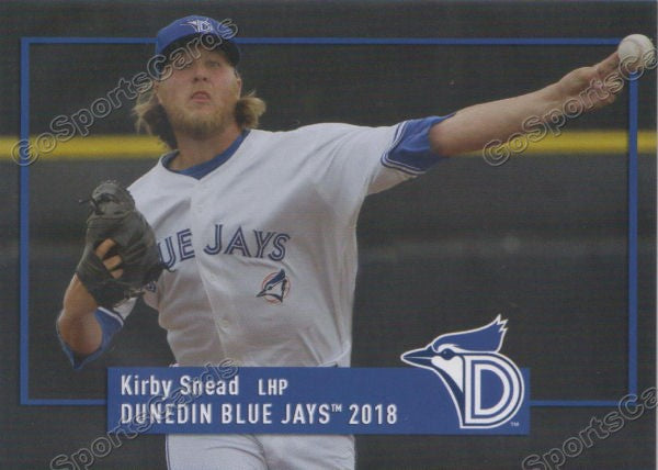 2018 Dunedin Blue Jays Kirby Snead