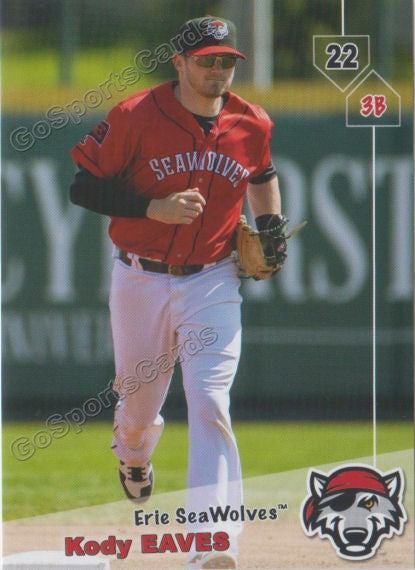 2019 Erie SeaWolves Kody Eaves