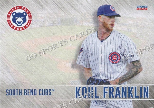 2023 South Bend Cubs Kohl Franklin – Go Sports Cards