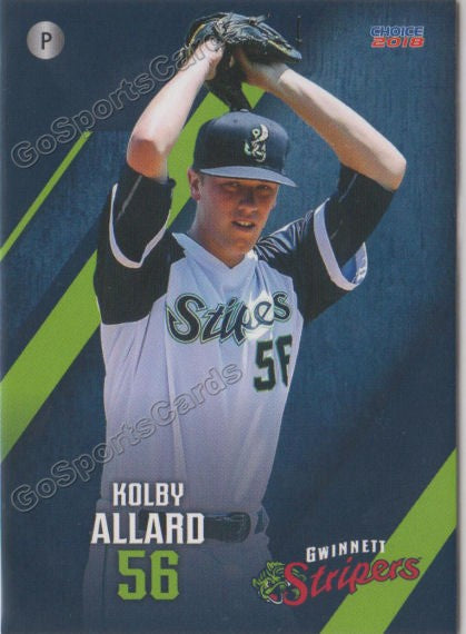 2018 Gwinnett Stripers Kolby Allard