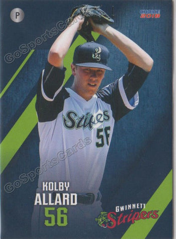 2018 Gwinnett Stripers Kolby Allard