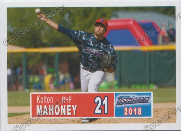 2018 Jacksonville Jumbo Shrimp Kolton Mahoney