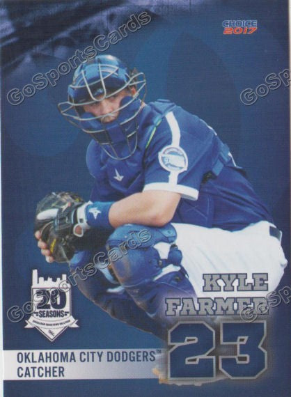 2017 Oklahoma City Dodgers Kyle Farmer