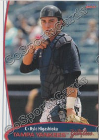 Kyle Higashioka 2011 Choice Tampa Yankees #13 Card *AutographDen*