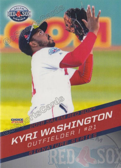 2018 Salem Red Sox Kyri Washington