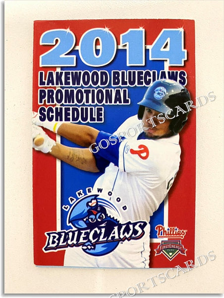 2014 Lakewood Blueclaws Pocket Schedule