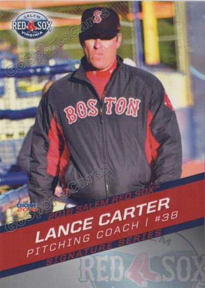 2018 Salem Red Sox Lance Carter