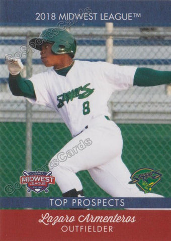 2018 Midwest League Top Prospects MWL Lazarito Lazaro Armenteros