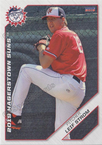 2019 Hagerstown Suns Leif Strom