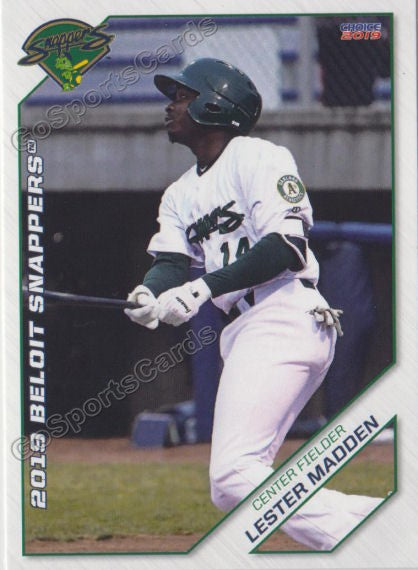 2019 Beloit Snappers Lester Madden