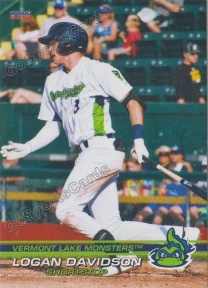 2019 Vermont Lake Monsters Logan Davidson