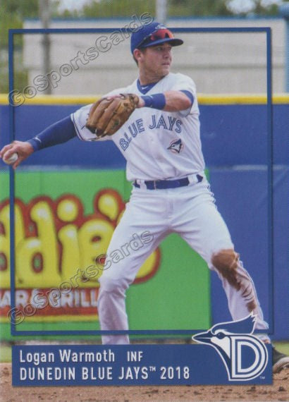 2018 Dunedin Blue Jays Logan Warmoth