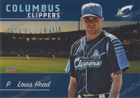 2018 Columbus Clippers Louis Head