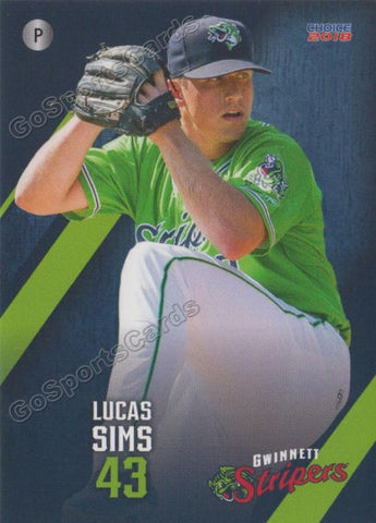 2018 Gwinnett Stripers Lucas Sims