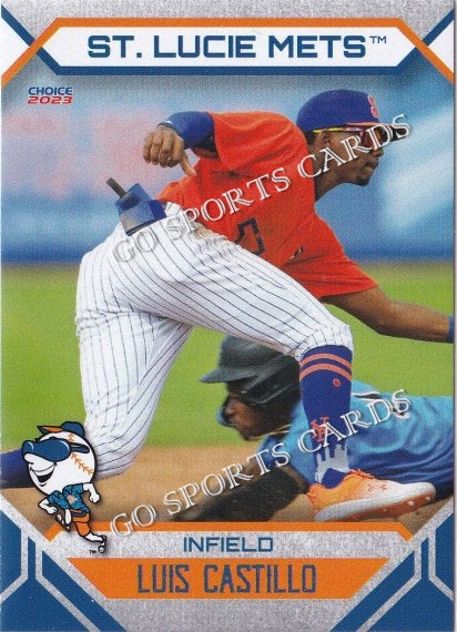 2023 St Lucie Mets Luis Castillo – Go Sports Cards