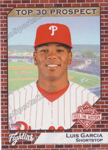 2018 Reading Fightins Top 30 Prospect Luis Garcia