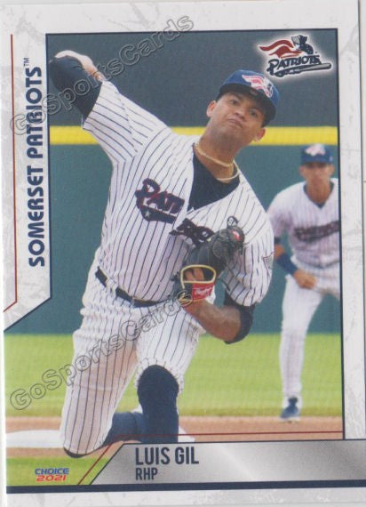 2021 Somerset Patriots Luis Gil