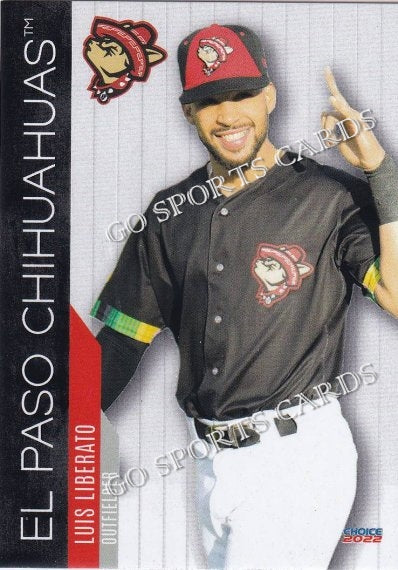 2022 El Paso Chihuahuas Luis Liberato