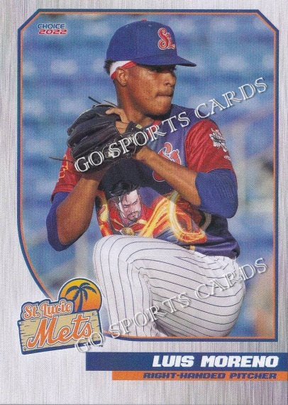 2022 St Lucie Mets Luis Moreno