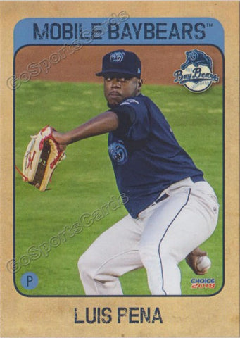 2018 Mobile Baybears Luis Pena