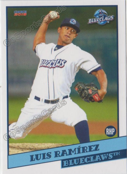 2018 Lakewood BlueClaws Luis Ramirez