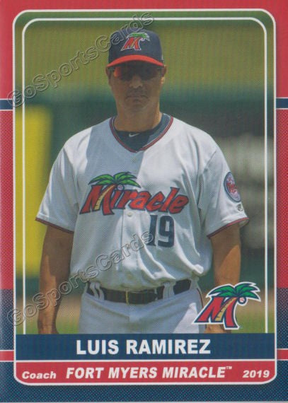 2019 Fort Myers Miracle Luis Ramirez