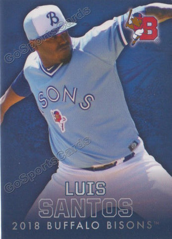 2018 Buffalo Bisons Luis Santos