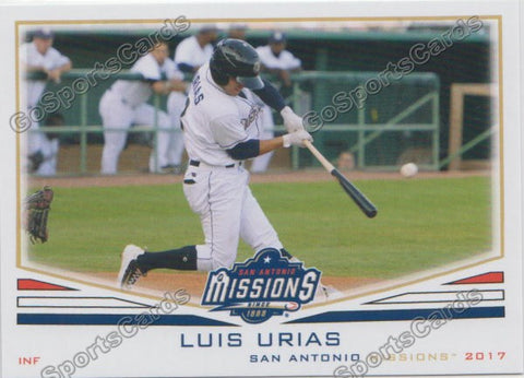 2017 San Antonio Missions Luis Urias