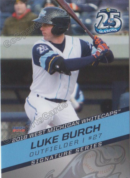 2018 West Michigan Whitecaps Luke Burch