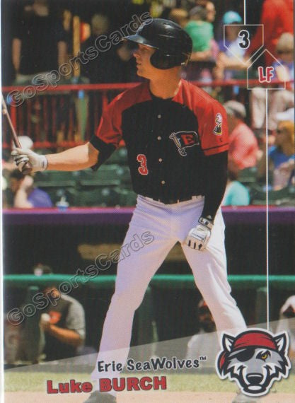 2019 Erie SeaWolves Luke Burch