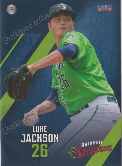 2017 Gwinnett Braves Luke Jackson – Go Sports Cards