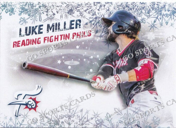 2021 Reading Fightin Phils Holiday Luke Miller