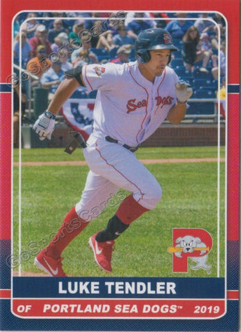 2019 Portland Sea Dogs Luke Tendler