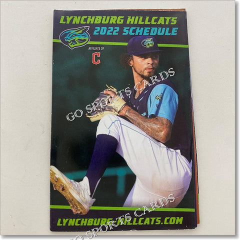 2022 Lynchburg Hillcats Pocket Schedule (Lenny Torres)