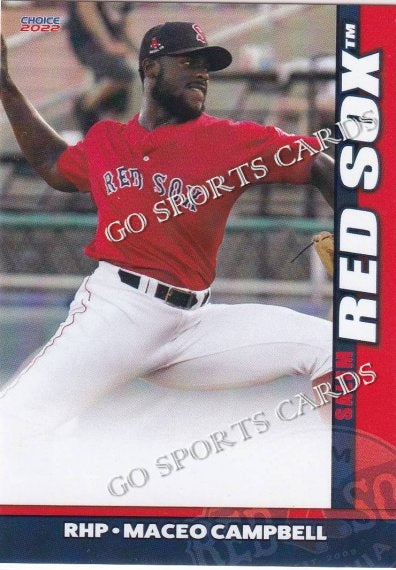 2022 Salem Red Sox Maceo Campbell