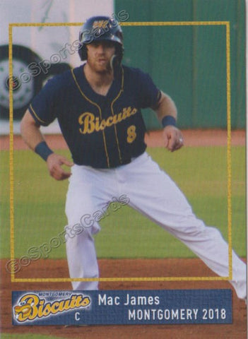 2018 Montgomery Biscuits Mac James