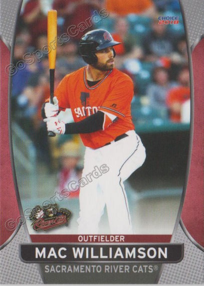 2018 Sacramento River Cats Mac Williamson