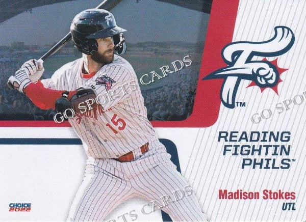 2022 Reading Fightin Phils 1st Madison Stokes