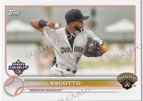 2022 Topps Pro Debut Maikol Escotto PD-192