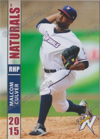 2015 Northwest Arkansas Naturals Malcom Culver