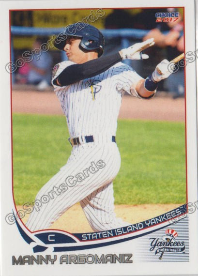 2017 Staten Island Yankees Manny Argomaniz