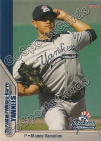 Manny Banuelos New York Yankees Player-Issued #67 White Mariano