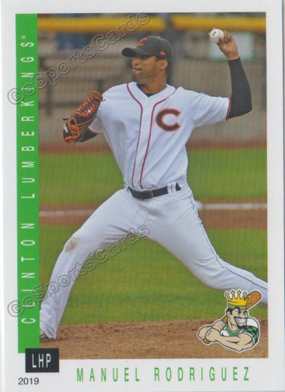 2019 Clinton LumberKings Manuel Rodriguez